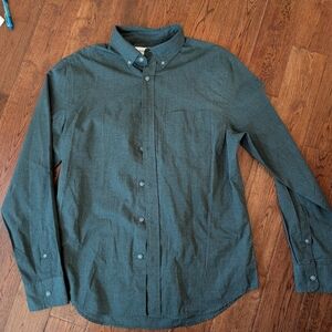 EUC Men's Old Navy Slim Fit Oxford Every Day Long Sleeve Button Down Shirt Sz M